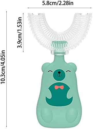 Baby Kids četkica za zube sa mekom silikonskom četkicom u obliku slova U četkica za izbjeljivanje glave u-type četkica za zube sa