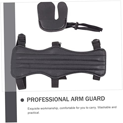 INOOMP 1 Set štitnika za mašnu i Armguards kožna zaštita za podlakticu streličarske rukavice i štitnika za streličarstvo Armguard
