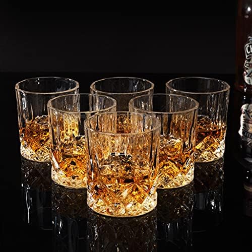 Yxbdn naočare za viski Set od 6,10 Oz / 300ml staromodnog kristalnog stakla za kuhinjski pribor za piće Scotch Bourbon