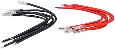 10pcs RC motorni kabel, RC četkani motor 4mm banana utikači konektorske žice 16AWG silikonska žica za aksijalni SCX10, za redcat gen8
