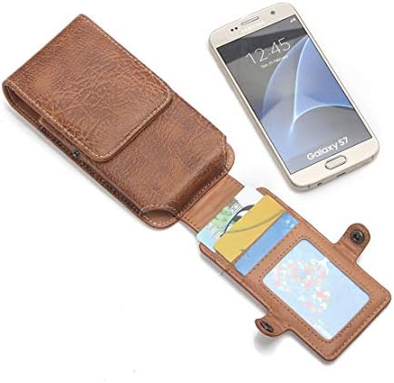 Torba za telefon 6.3 Univerzalna kožna futrola, zaštitni poklopac, izvrsna kamena torba za kamen, s utokom za karticu, karabin, za