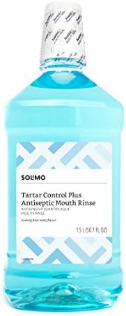 Brend-Solimo Kontrola Tartara Plus Antiseptičko Ispiranje Usta, Iceberg Blue Mint, 50.7 Fl Oz