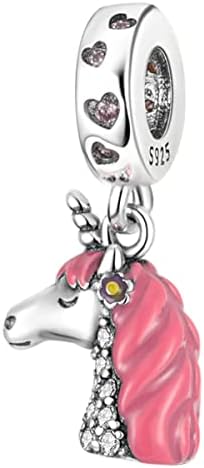 Mula 925 Sterling srebrni privjesci za narukvice i ogrlice torbica viseći privjesci perle slatka mačka kornjača čari nakit poklon