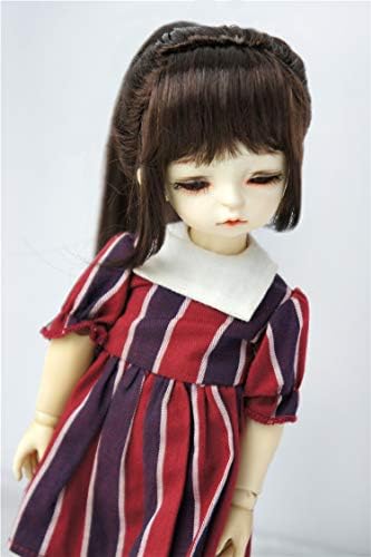 Lutke perike JD289 6-7INCH 16-18CM COGACC CRNA PONYTATA BJD BILD perike