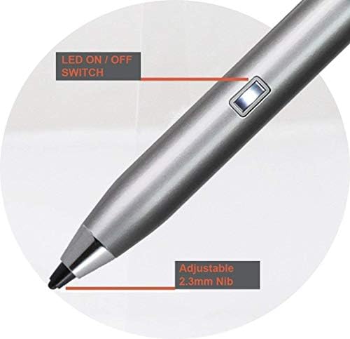 Bronel Black Mini Fine Fine Point Digital Active Stylus olovka Kompatibilan je s ASUS Chromebook Flip C436 14