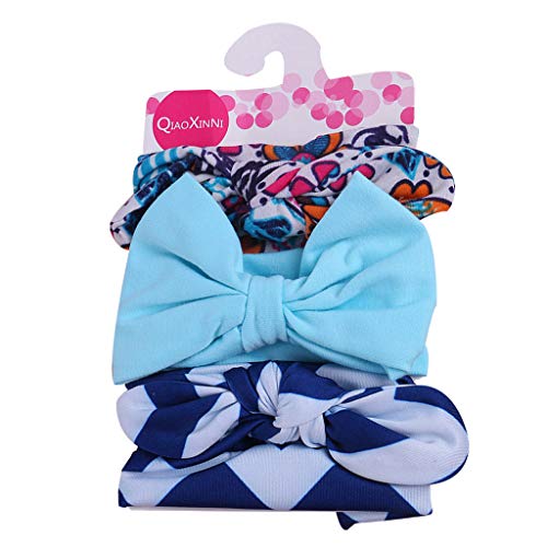 Crveni lukovi traka za glavu set dodatna oprema za djecu Baby Floral 3kom Bowknot djevojke elastična traka za kosu Baby Linen