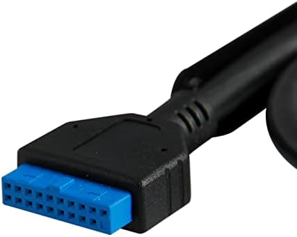 JacobSparts USB 3.0 Uvala za proširenje na prednjoj ploči do 20-polni kabel za zaglavlje matične ploče