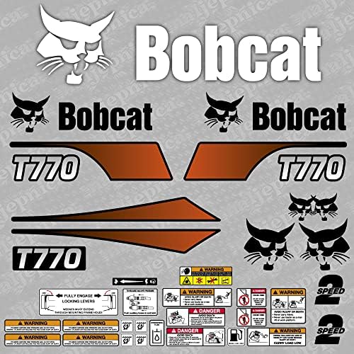 BOBCAT T770 utovarivač Aftermarket Decal / Aufkleber / Adesivo / Naljepnica / zamjenski set