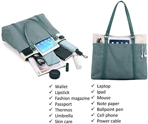 Voguzy Ženska torba za laptop tote platnene torbe torbe torbe