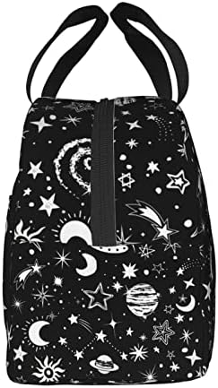 Algranben Black Star Moon kutija za ručak izolovana torba za ručak višekratna hladnjača za odrasle tinejdžere žene