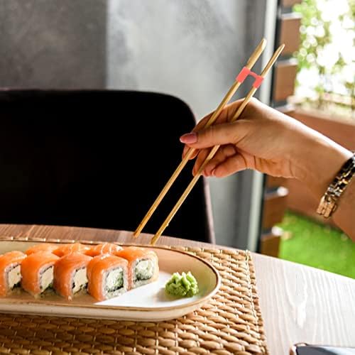 42 kom Chopstick Helpers višekratna obuka Chopsticks šarke konektor plastični trening Chopstick naučite praksu Chopsticks Trainer