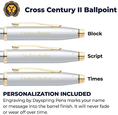 Dayspring olovke gravirana križna olovka/personalizirana hemijska olovka sa medaljom Cross Century II. Prilagođeno graviranje vašeg imena ili Poruke za lični Luksuzni Poklon.