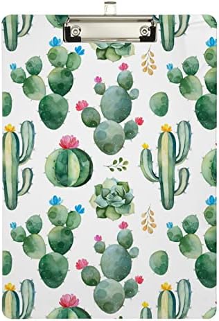 Alaza akrilni međuspremnik, zeleni Akvarelni kaktusni sukulenti i raznobojni međuspremnik za cvijeće A4 standardne veličine 9 x 12,5