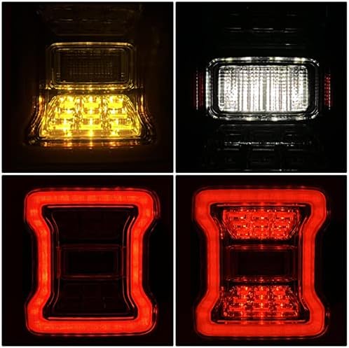 MOCCAN kompatibilan sa Jeep Wrangler JL Led repnom lampom Auto Light Smoke USA ili evropska verzija zadnje lampe Brake Reverse dnevna