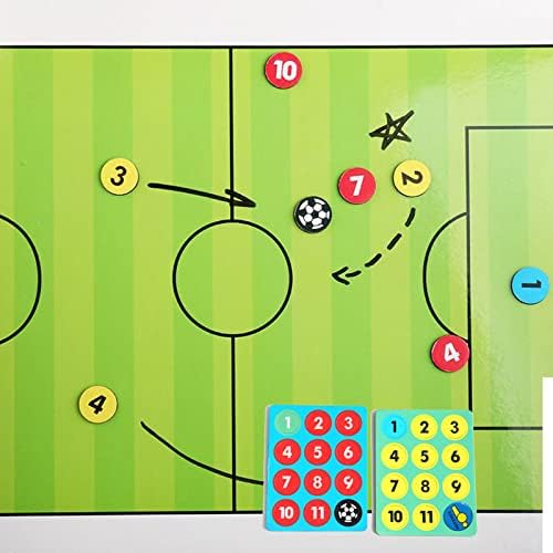 Magneti za nogometne nogometne nogometne igrače 0,55 inča - Brojčana zamjena za magnetne taktike za treniranje i magnetske mape Pribor