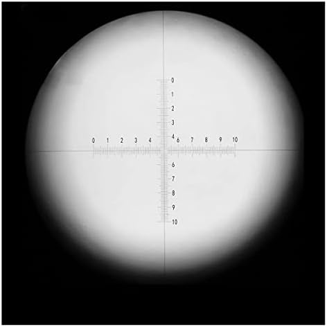 Oprema za laboratorijski mikroskop prečnik 27mm Kalibraciona skala optički stakleni poprečni lenjir vertikalni horizontalni lenjir