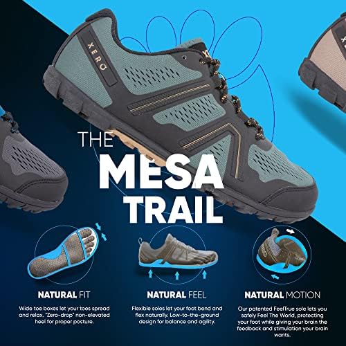 Cipele Xero Muška Mesa Trail Trail Cipela - Lagani bosonočni trag staza