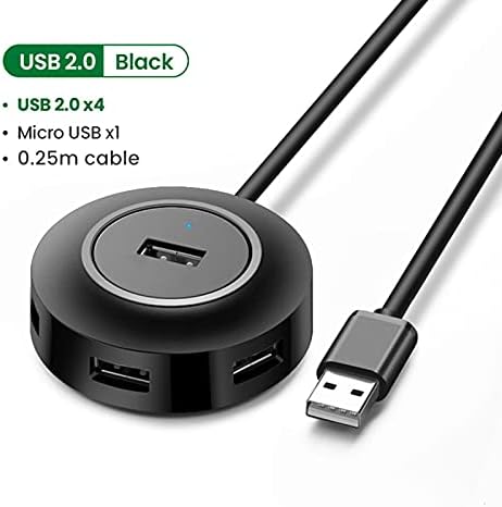 Lhllhl 4-port ekspanzija USB Splitter 2.0 4-Port HUB Hub priključna stanica Laptop USB C Hub