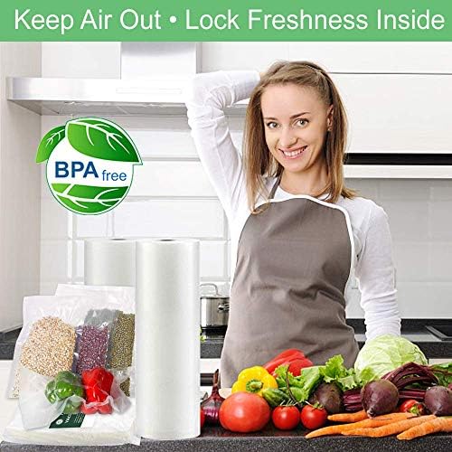 O2frepak vrećice za vakuumske zaptivače za hranu,torbe za vakuumske zaptivače bez BPA i teške vakuumske zaptivke za čuvanje hrane,