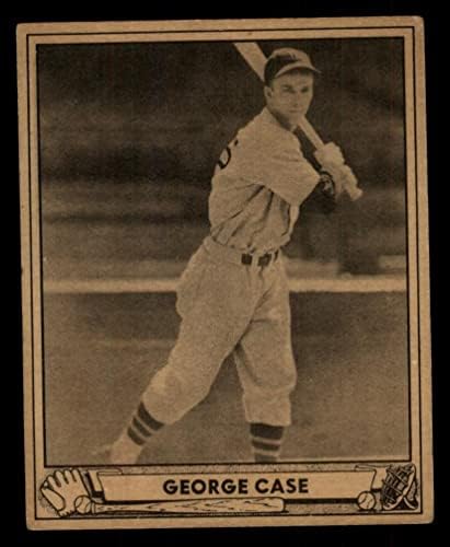 1940. Igraj loptu # 15 George Case Case Washington Senators VG / ex senatori