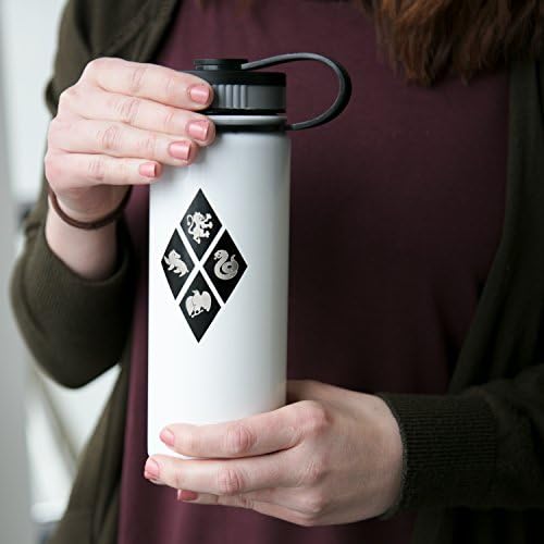 Termos za flašu vode od nerđajućeg čelika Harry Potter, 550ml-izolovan za vodu, kafu i više - Dizajn grba Hogwarts House - poklon