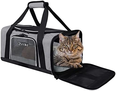 Petskd pet Carrier 17x11x10.5 Delta American United Airline odobren, torba za kućne ljubimce za male mačke i pse, mačji Meki nosač