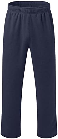 WXHN Athletic Duksevi za muškarce Crckstring Stretchy drizbovi za unos Lounge Loove Solid Boja Ravne modne duge hlače
