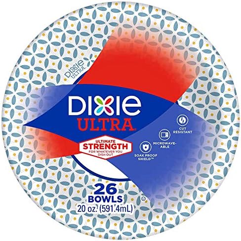 Dixie Ultra Teške Papirne Posude, 26 Brojanja, Stilovi 20 Unci Mogu Varirati