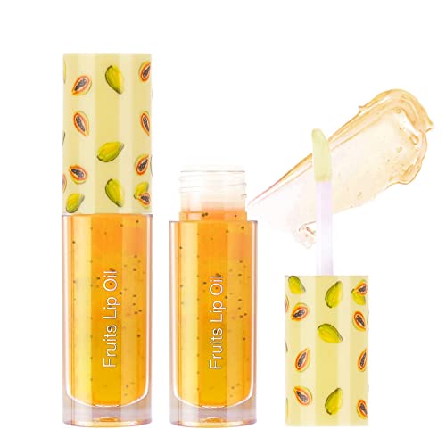 Xiahium Max Makeup sjajilo za usne voćna serija ulje za usne staklo za usne hidratantno prozirno sjajilo za usne piling balzam za