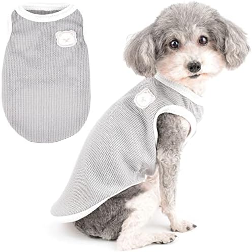 Zunea pasove majice za male pse Djevojkom ljetni prsluk tenk top puppy majice mekana prozračna odjeća za majicu rastegnuta odjeća