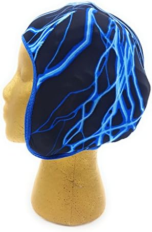 Hrvanje kape za kosu - preko glave na glavi - plava munja