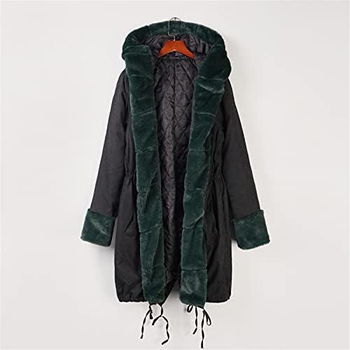 TOPUNDE zimski kaputi za žene Fleece jakne kapuflaž kamuflažni kaput sa zatvaračem dugih rukava Čvrsta boja sa džepovima kaput