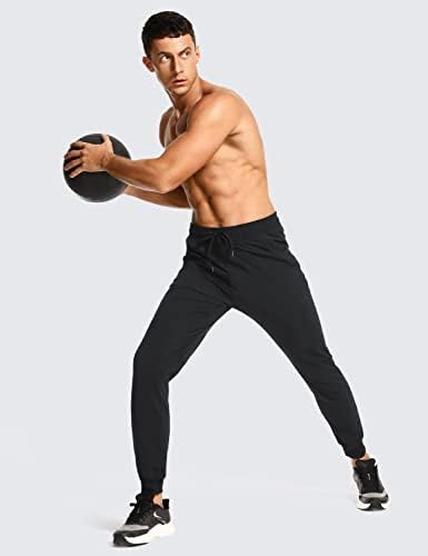 CRZ joga muški lagani atletski golf joggers hlače - casual workout stabljike teretane sa džepovima