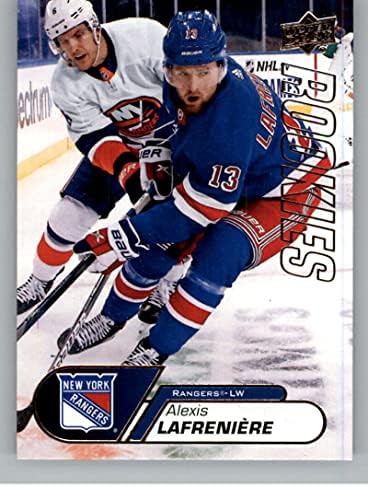 2020-21 Gornja paluba NHL Star Rookies Box Set 1 Alexis Lafreniere RC Rookie New York Rangers NHL hokejaška baza trgovačka kartica