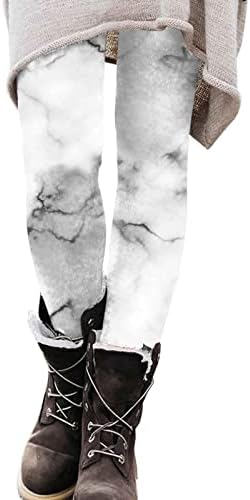 Gamaše ženske božićne visokog struka četkane nogave tuničke vježbanje gamaše snjegović mekane rastezljetne ležerne pantalone