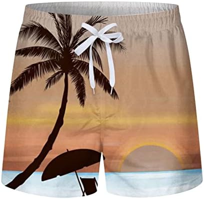 Saxigol 2023 Havajski kratke hlače za muškarce, ljetne hlače na plaži Brzo suho surfanje kupaćih trupa za crtanje