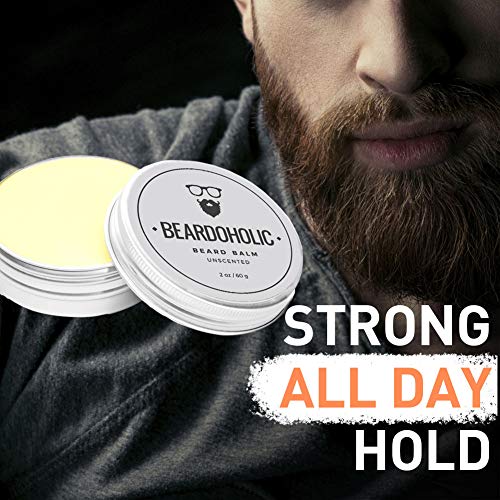 Beardoholic beard Balm- prirodan sa jakim držanjem koji traje ceo dan-oblici i stilovi brada sa lakoćom-eliminišite svrab brade