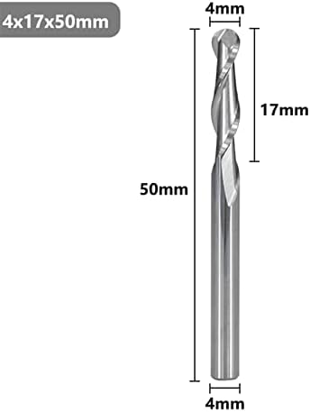Vieue bušilice 2-flautne kuglice krajnji mlinovi karbidni alati CNC mlinovi bušilice od metalnih graviranja bušilica spiral mlinovi