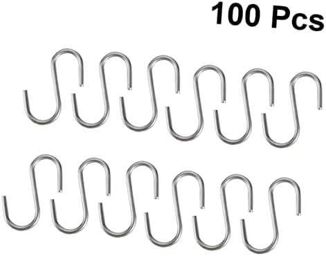 DiDiseaon 100pcs Viseli poklopci za poklopac nosač nosača s kuke za ručnik ručnika za ručnik kuka za ručni kaput metalni viseći kuke