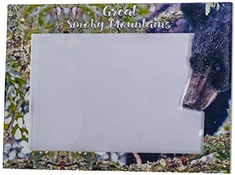 Great Smoky planine Slikovni okvir - crni medvjedi okvir za slike Kućni dekor Fotografija - Obiteljski okvir za slike Sa stalkom za