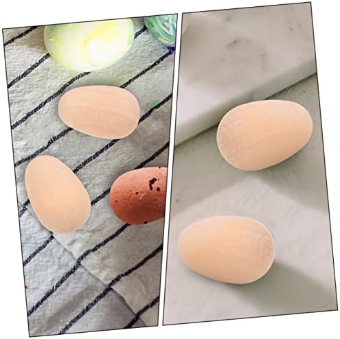 Toyvian 60kom trodimenzionalna jaja Craft jaja keramička jaja ukrasi za izradu Holiday Egg Decor Egg Hanging Ornamenti desktop Egg