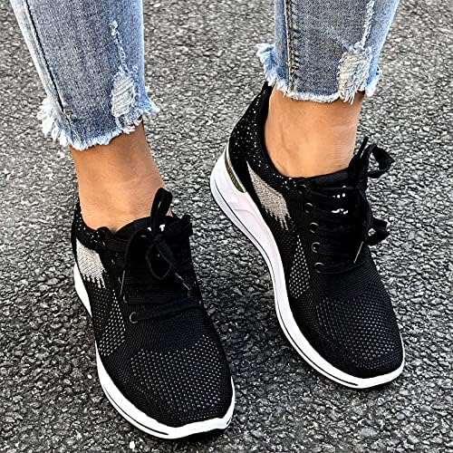 Ženske cipele za hodanje stilske Print platnene cipele sve-odgovaraju tenisice trendi Retro ženske patike Joggers cipele