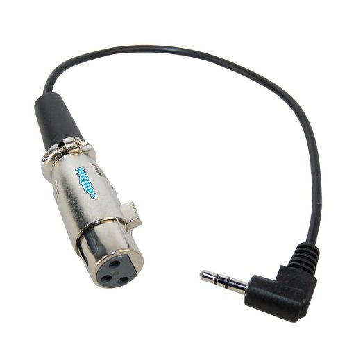 HQRP 3.5 mm do XLR ženski 3-pinski kabelski kabl kompatibilan sa Rode Ntg2 Kondenzatorskim mikrofonom