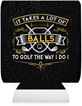 Lasfour personalizirano smiješno može hladnije rukav Golf za muškarce u skladu sa standardom 12 oz može li trebati puno kuglice za golf može kooma
