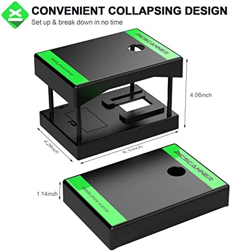 Mobilni filmski skener, 35mm slajd i negativni skener za stare slajdove na vaš pametni telefon, novitet robustan plastični sklopivi