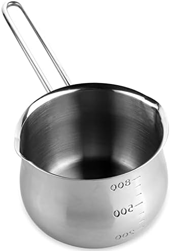 Gravy Boat Pan Milk Pot Puter Čokolada Topljeni Lonac Za Grijanje Warmer Pan Mala Šerpa Lonac Za Sir Sa Pour Spouts Dresingom Za Salatu