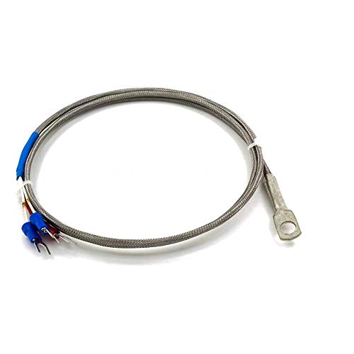 FTARR02 PT100 tip 1m metalni kabl za prosijavanje 6mm prečnik prstenaste glave RTD senzor Temperature Wzpt
