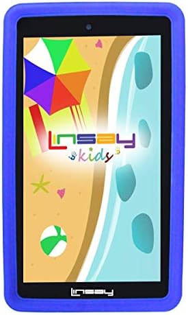 LINSSAY 7 2GB RAM 32GB Android 12 tablet s futrolom Blue Kids Defender