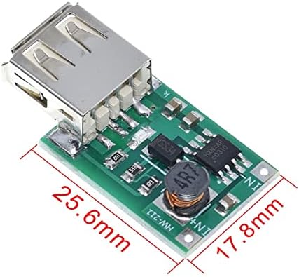 Nhoss 2V-5V do 5V 1200mA USB izlazni pojačani pretvarač Mini DC-DC pojačani modul snage litijumske baterije 1pcs