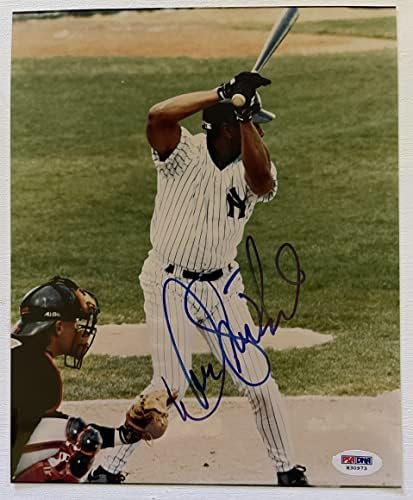 Danny Tartabull potpisao je autogramirani sjajni 8x10 Photo New York Yankees - PSA / DNA Ovjerena